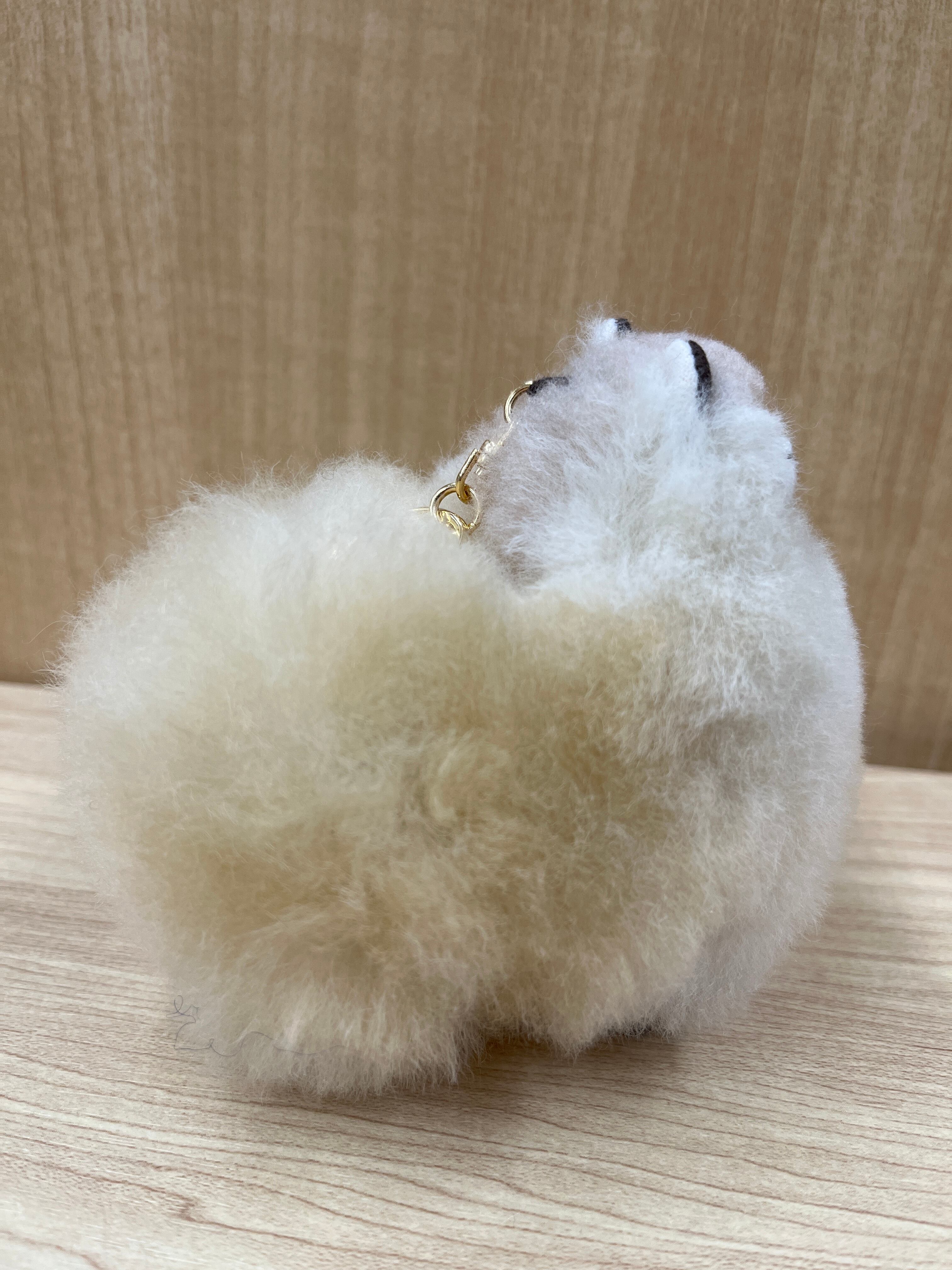 ベビーアルパカキーホルダー グラデーションベージュ | ALPACA WORLD