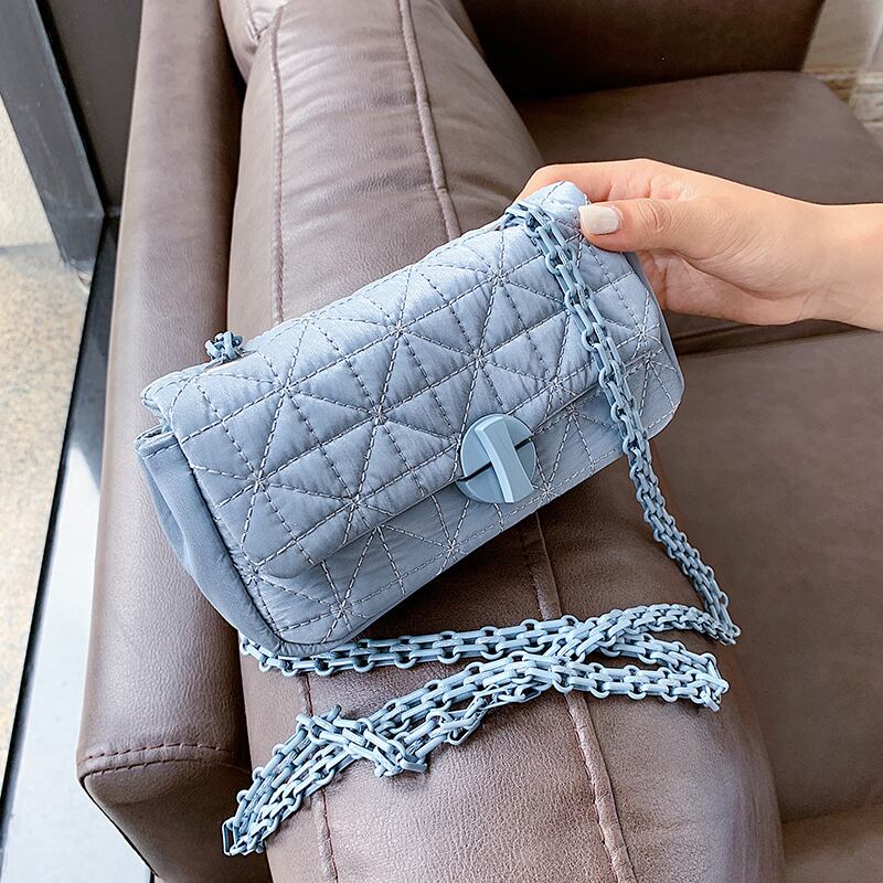 夏の小さなバッグ女性バッグ2020新しい波インワイルドメッセンジャー小さな正方形のバッグネット赤ファッションチェーンショルダーバッグ Tiancai_Wing_Bag0647739