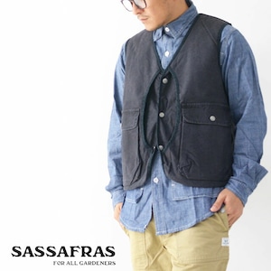 SASSAFRAS[ササフラス] Plant Hunter Vest [SF10507] プラントハンターベスト MEN'S