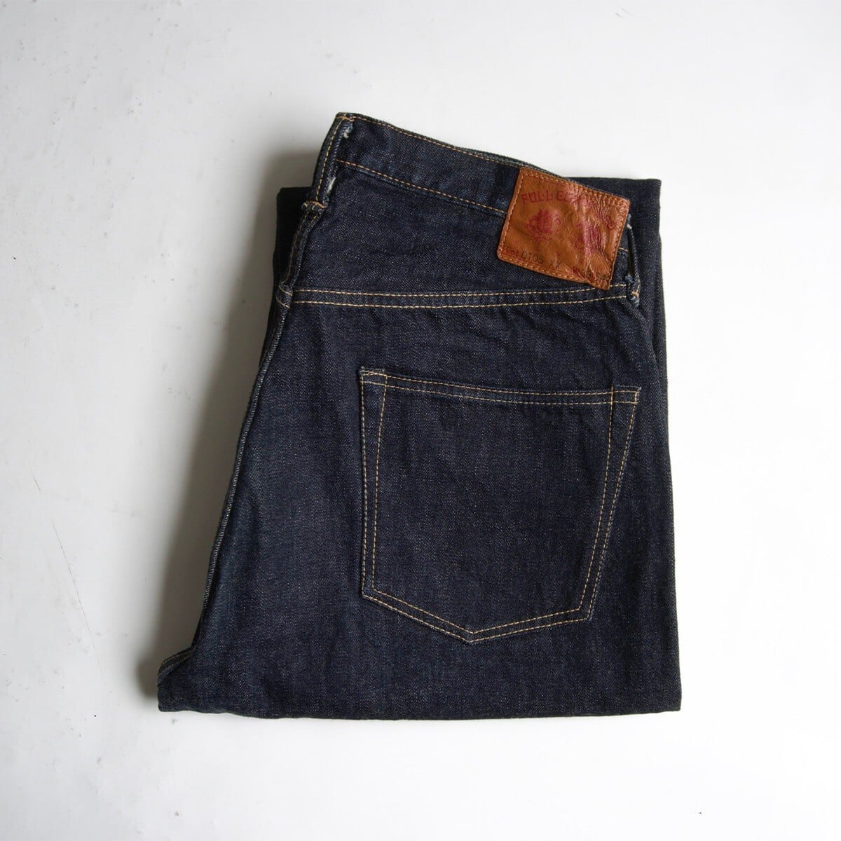 美品/濃紺】 FULLCOUNT【0105XX Wide Denim Heavy Oz デニムパンツ】33