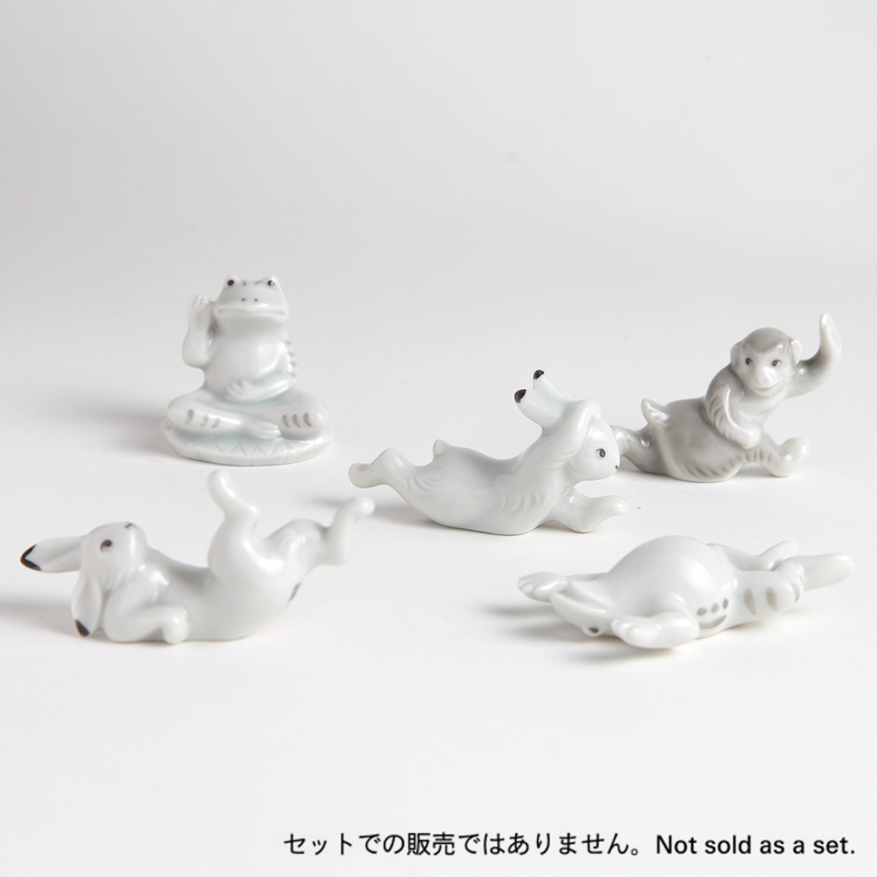 箸置き　ひっくり蛙