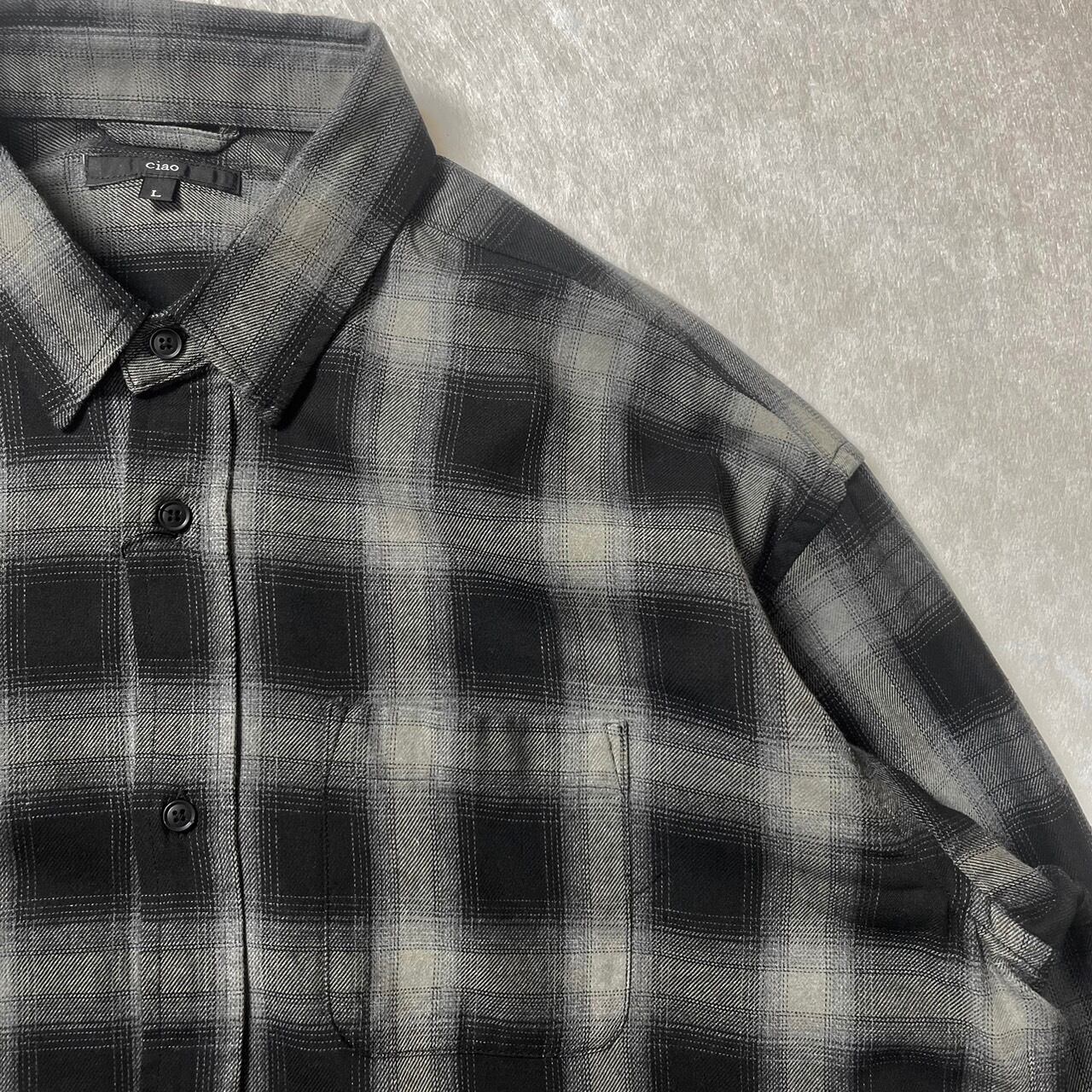 オンブレチェックダッドシャツ CIAO 253-00 | CIAO TOKYO［チャオ