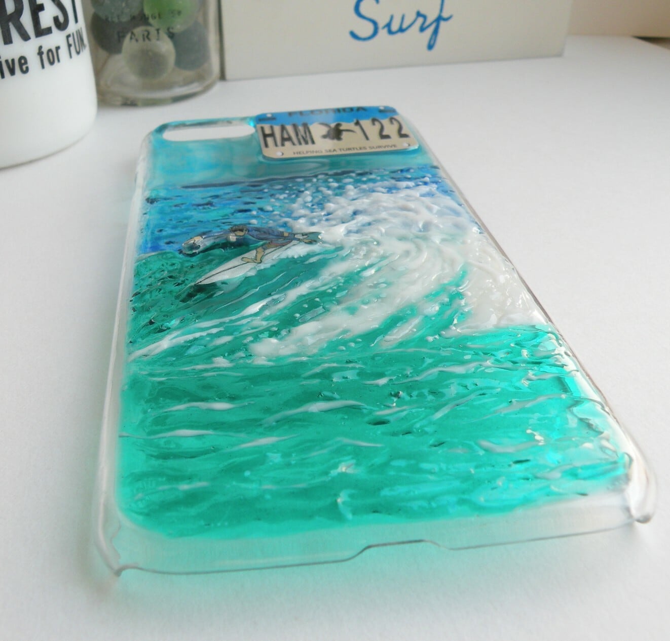 iPhoneケース サーフィン ショートボート
