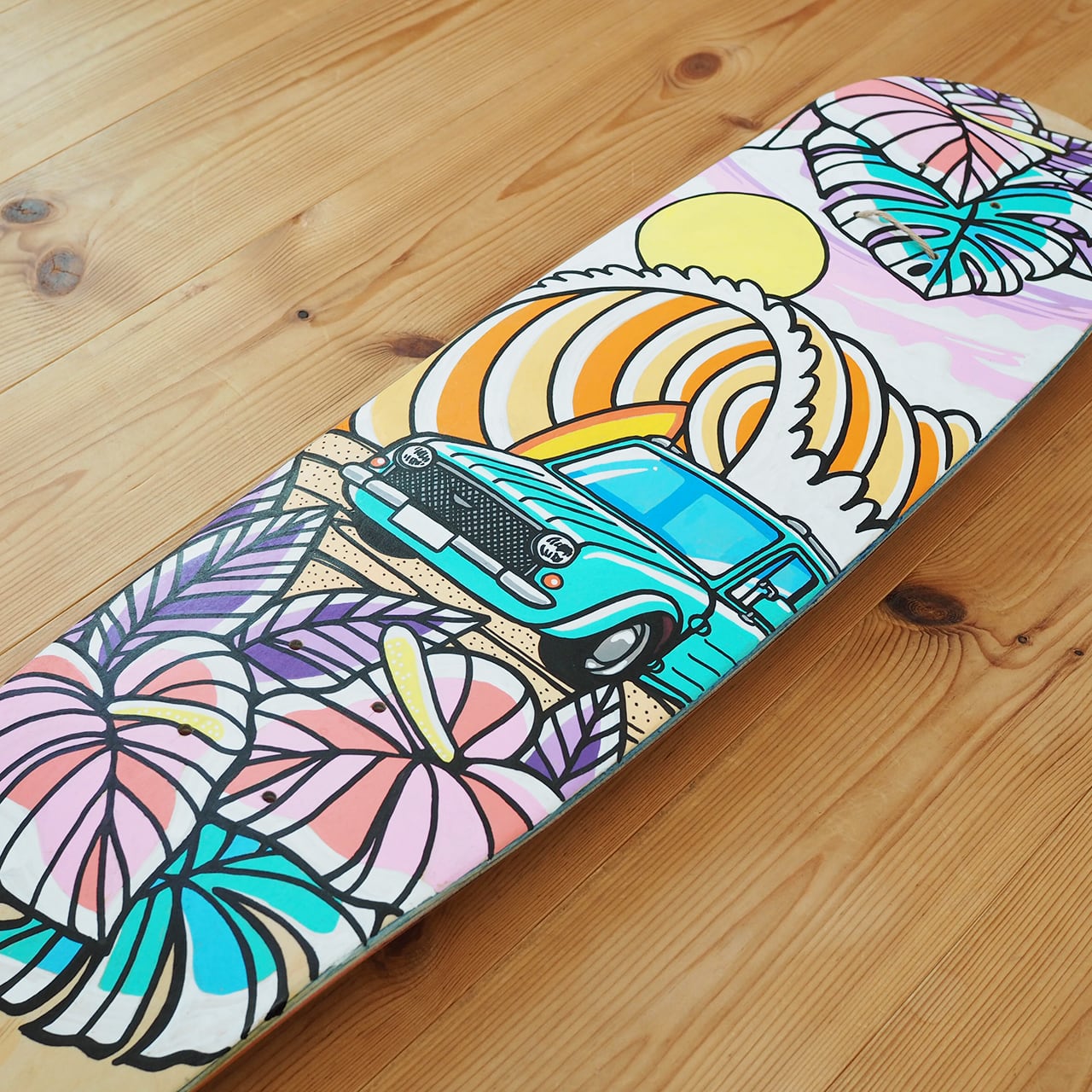 Skateboard Deck（Pao Sunset Wave） | TAMO ART GALLERY