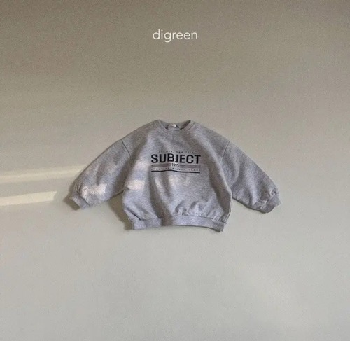 【即納】digreen 	Subject sweatshirts