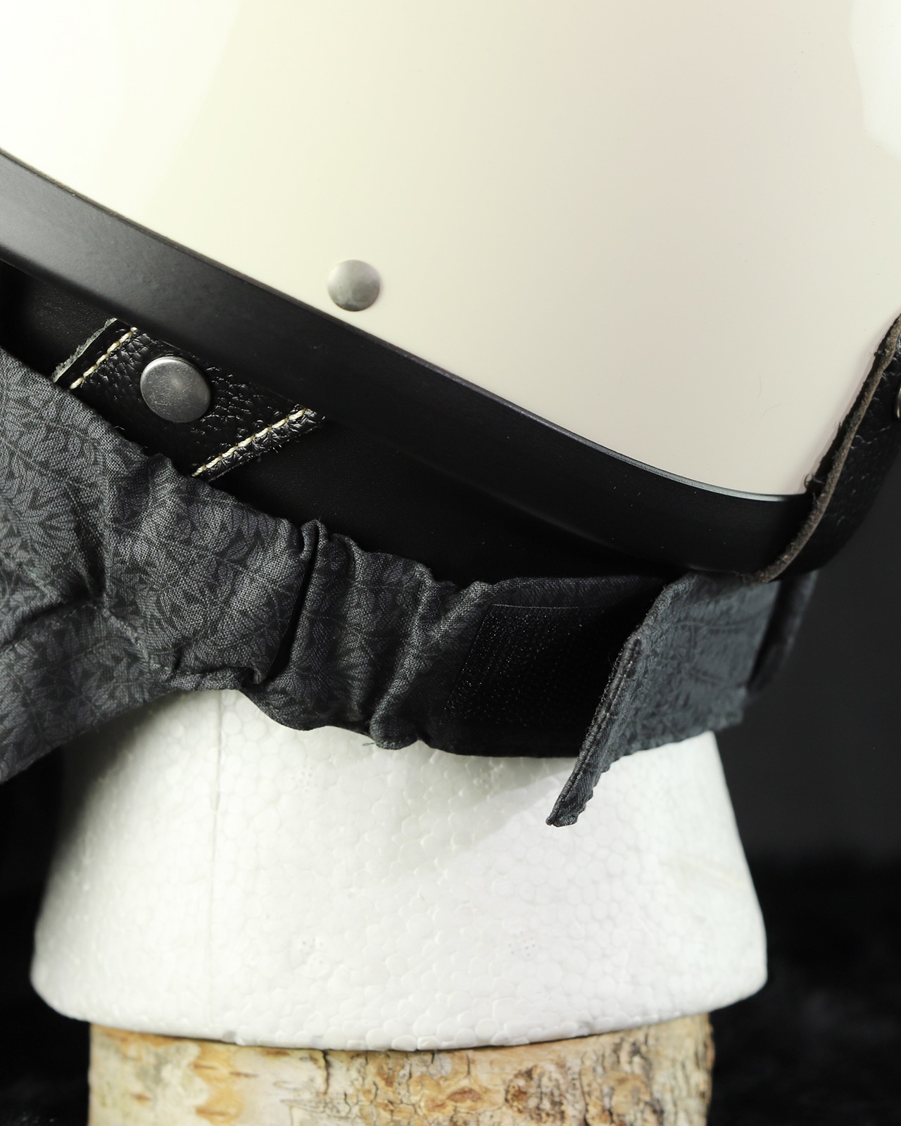 ROBIN FACEMASK /COTTON USA - BRANCH - EBONY BLACK