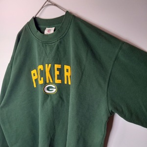 NFL　クルーネック　スウェット　トレーナー　パッカーズ　刺繍ロゴ