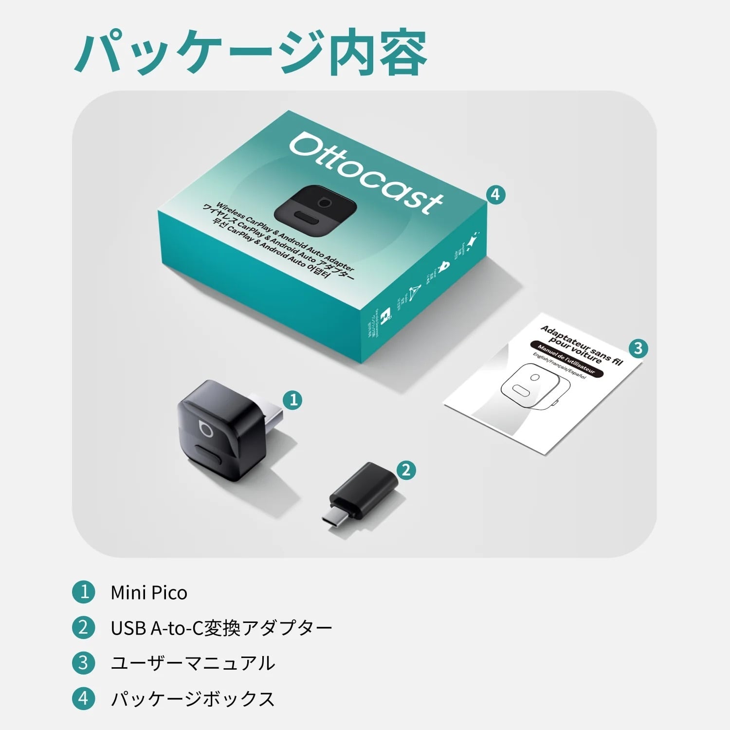 超ミニ Pico 3.0 アダプター（ワンタッチ切り替えを実現） | OttoDirect
