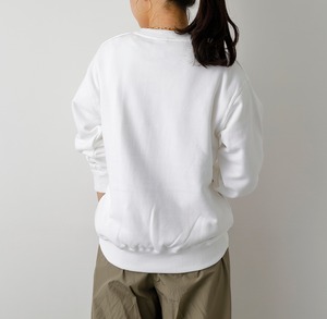 (M) 10オンス　レギュラーウェイトスウェットシャツ　ホワイト