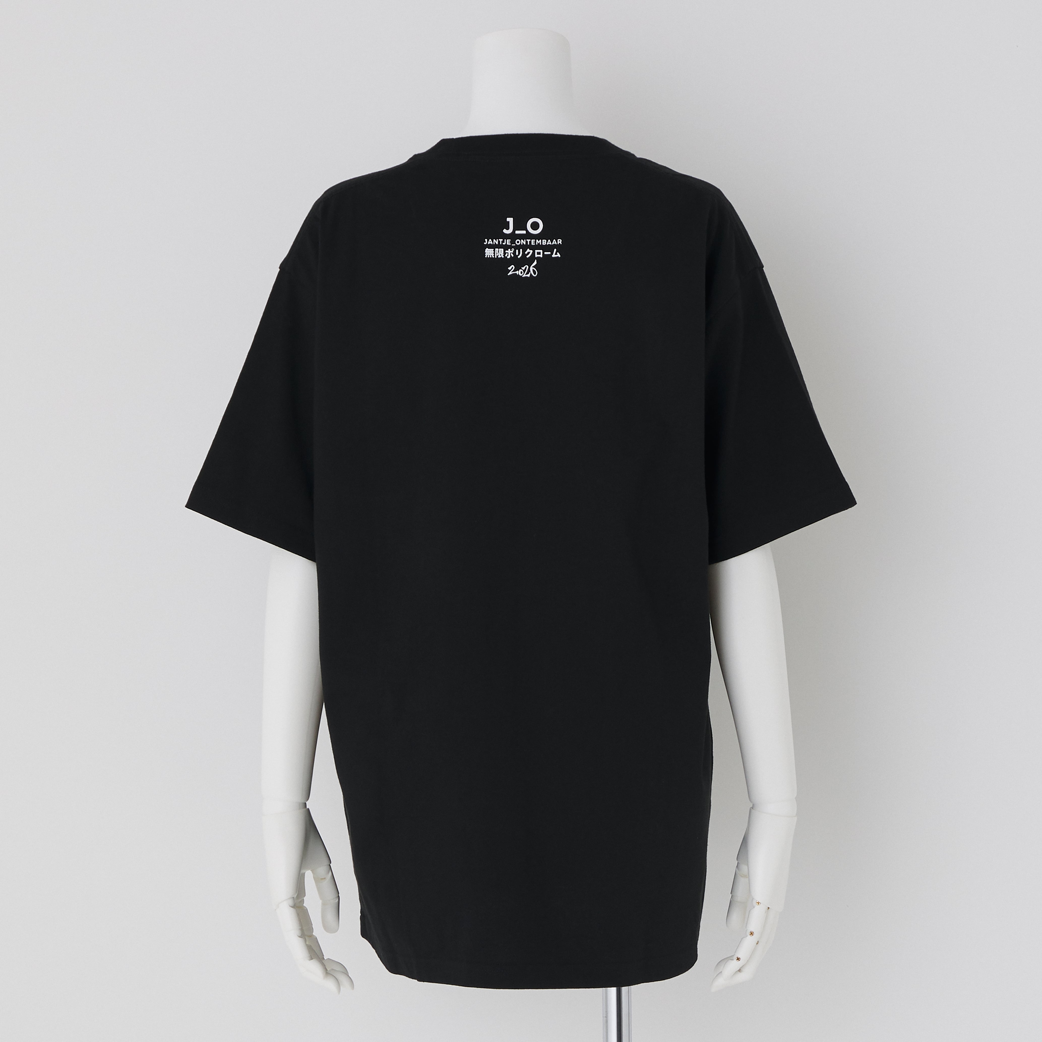 J_O ORIGINAL TシャツART PRINT【無限ポリクローム×ブラック