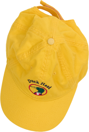 古着 Duck Head 刺繍ロゴ キャップ