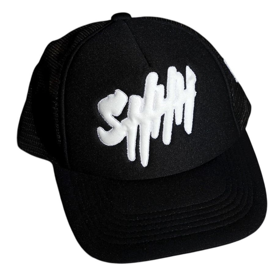 Shhh Swirl Beanie (White & Light Purple) | shhh