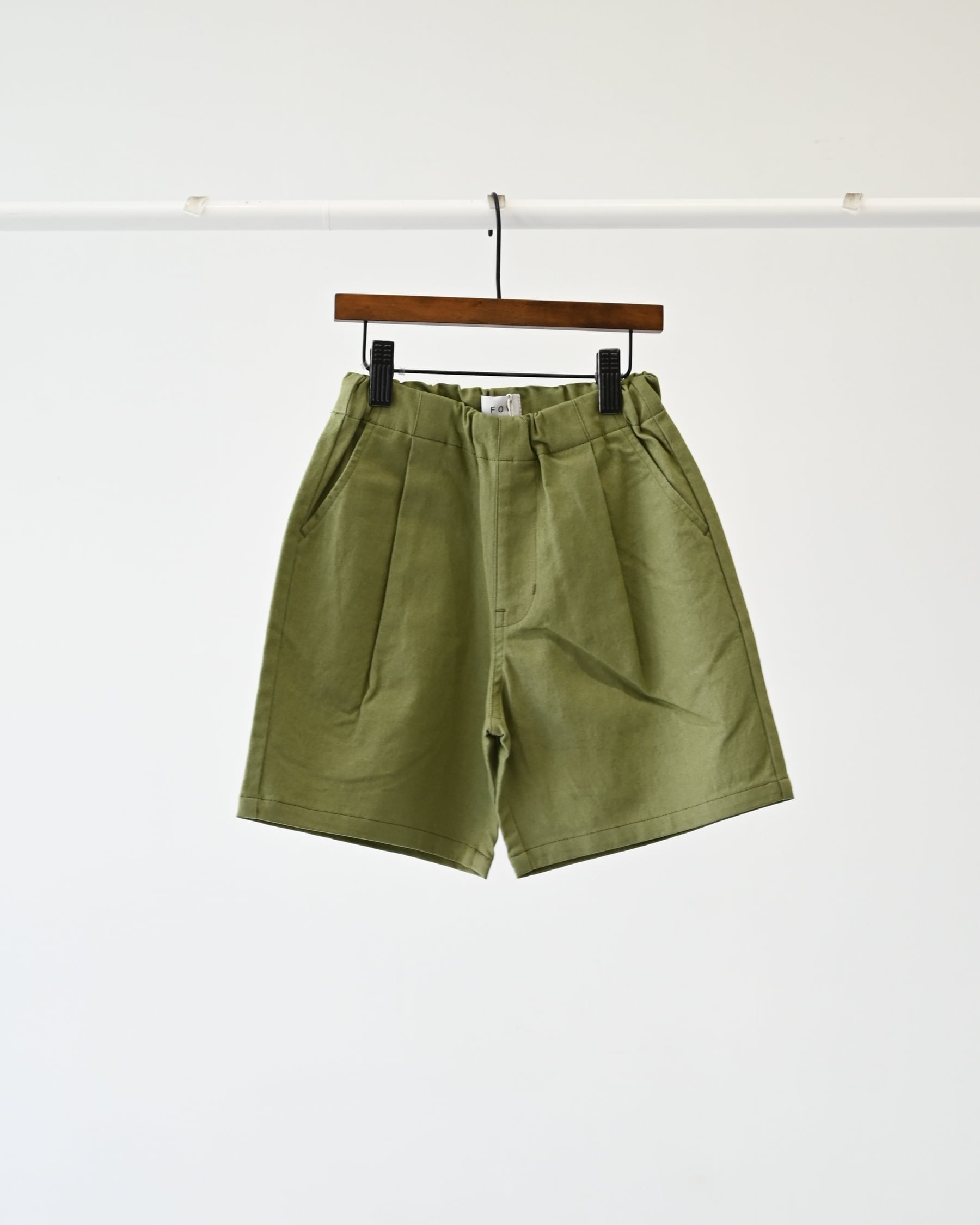 COMFORTABLE REASON / BAKER SHORTS - OLIVE | PAY ID