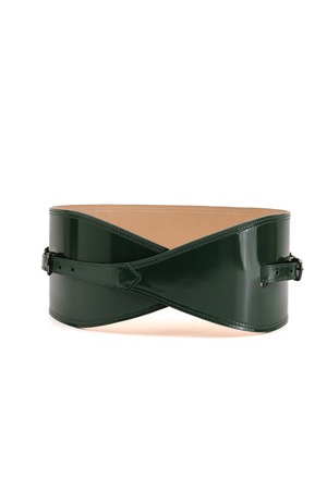【30%OFF / 訳あり品】ENAMEL BELT / GRN