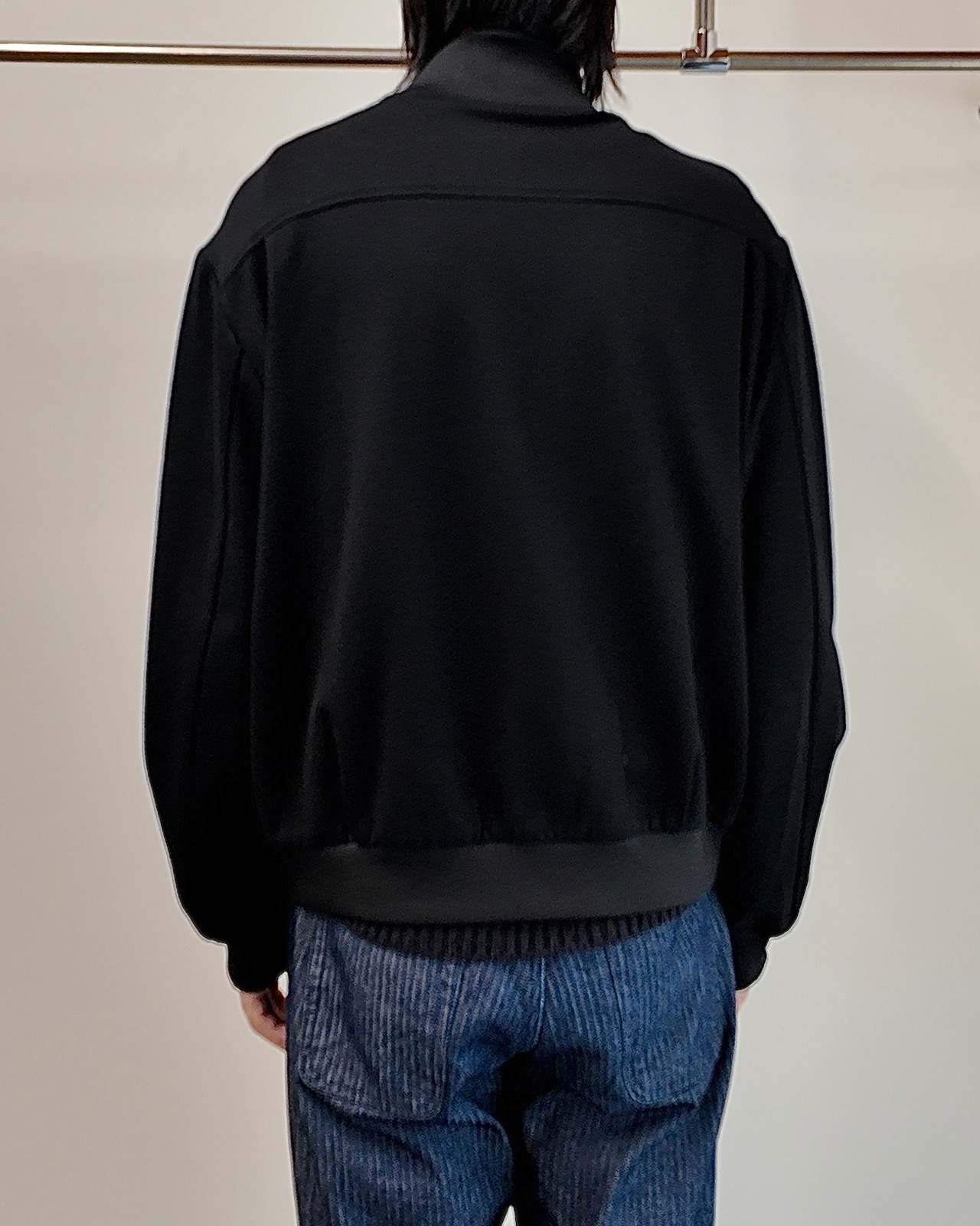 【McQ】button up versity jacket