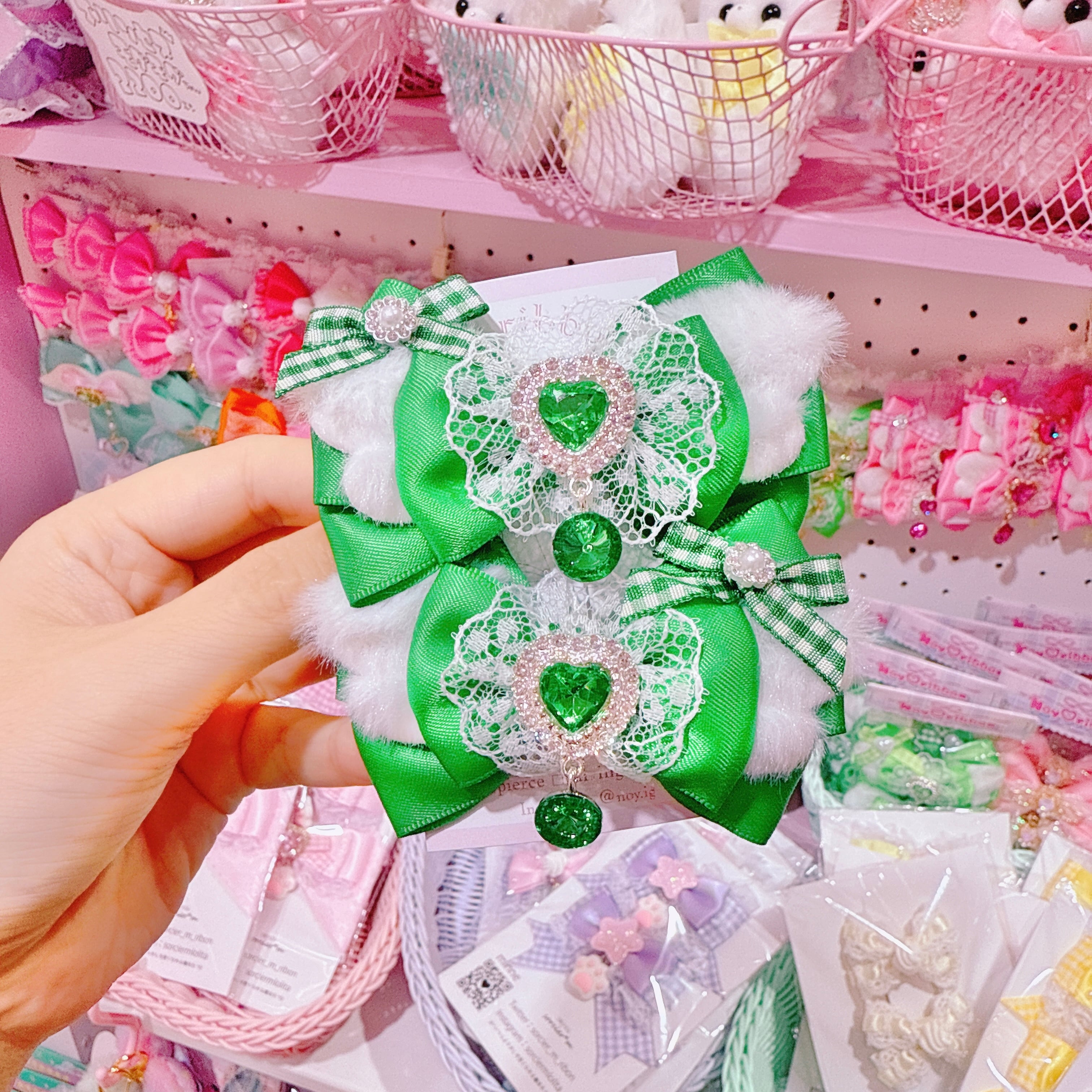 【F7】63-45推し活ツインヘアクリップ