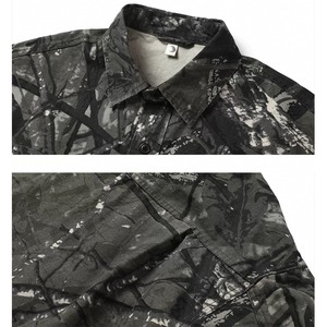 Vintage military camouflage shirt 0668