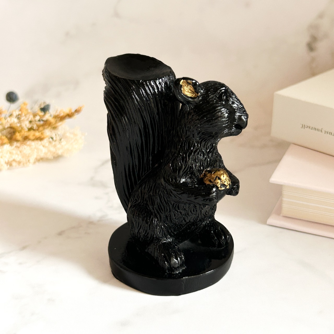 リスちゃんアンティーク調スフィアスタンド