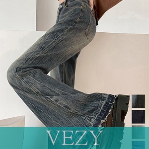 レトロ フレアデニムパンツ ローエッジ ジーパン ハイウエスト ヴィンテージ 美脚脚長 ボトムス カジュアル ブーツカットデニム 着やせロングパンツ パンツ スカート ベジー VEZY ItemNo.【20665116 】