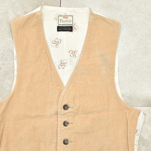 70s Levi's Panatela corduroy vest / gilet