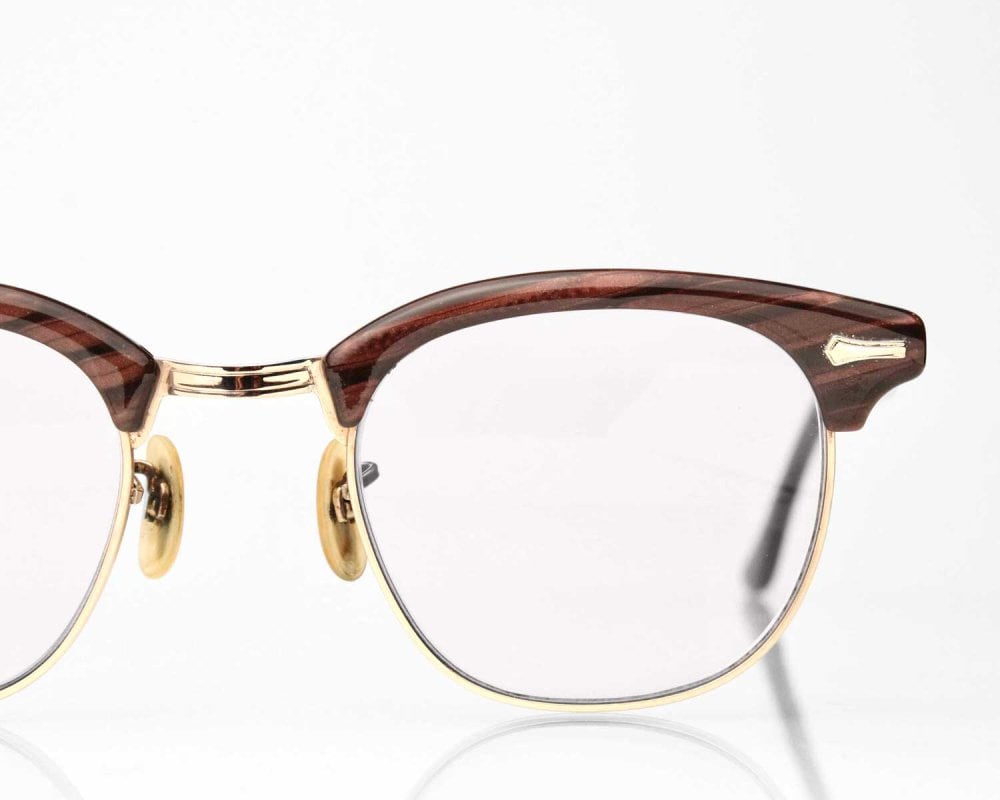 Shuron Ronser Vintage Glasses [SHURON] [Ron Sir] [Late1950s~] Red