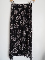 1990’s INDIA Front Button Rayon Skirt