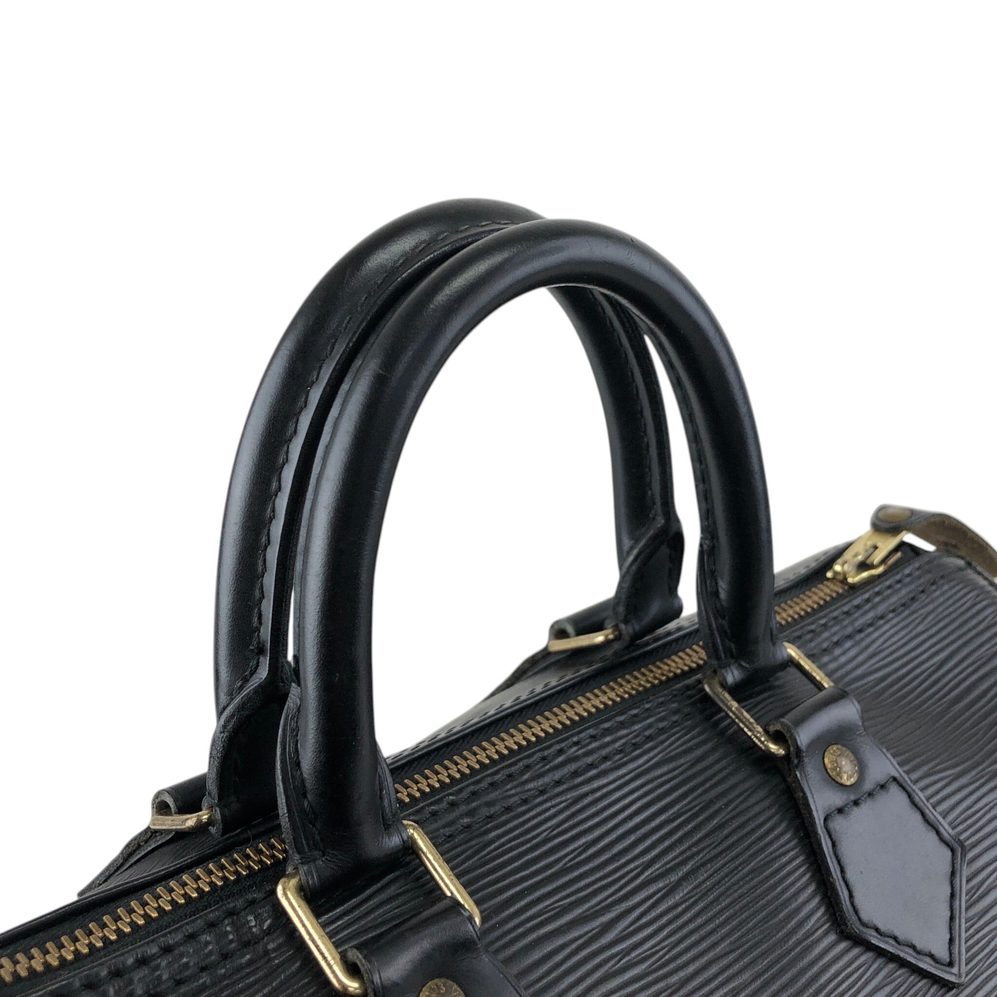 【美品】ルイヴィトン　スピーディー25 エピ　黒　ブラック　ボストンバッグ LOUIS VUITTON ルイヴィトン スピーディ25 エピ ハンドバッグ ブラック