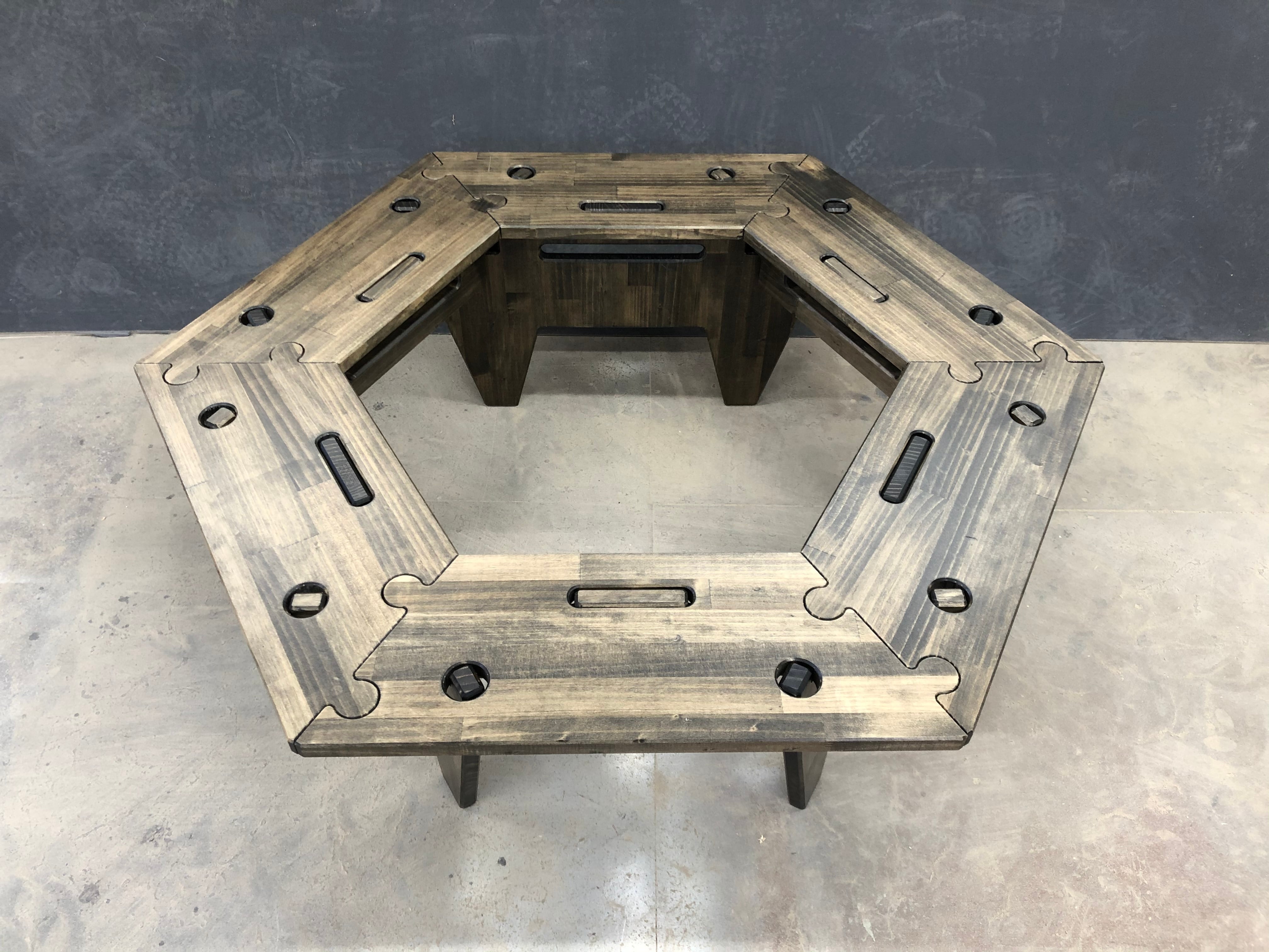 ヘキサゴンテーブル | オサキの木 オンラインショップ