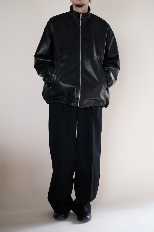 Graphpaper / Lamb Leather Track Jacket