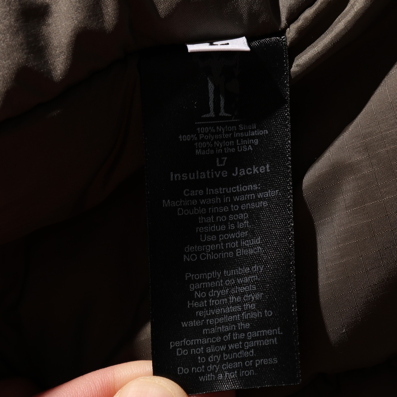 Deadstock L PCU Level7 Type1 ORC デビルタグ Primaloft