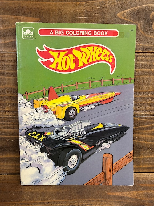 Vintage HOT WHEELS Coloring Book/ホットウィール ぬり絵 1980年代 ビンテージ