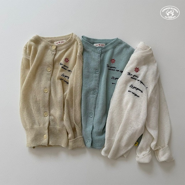 【取寄】gou｜only cardigan｜オンリーカーディガン｜XS-JL｜kids&jr｜26 summer