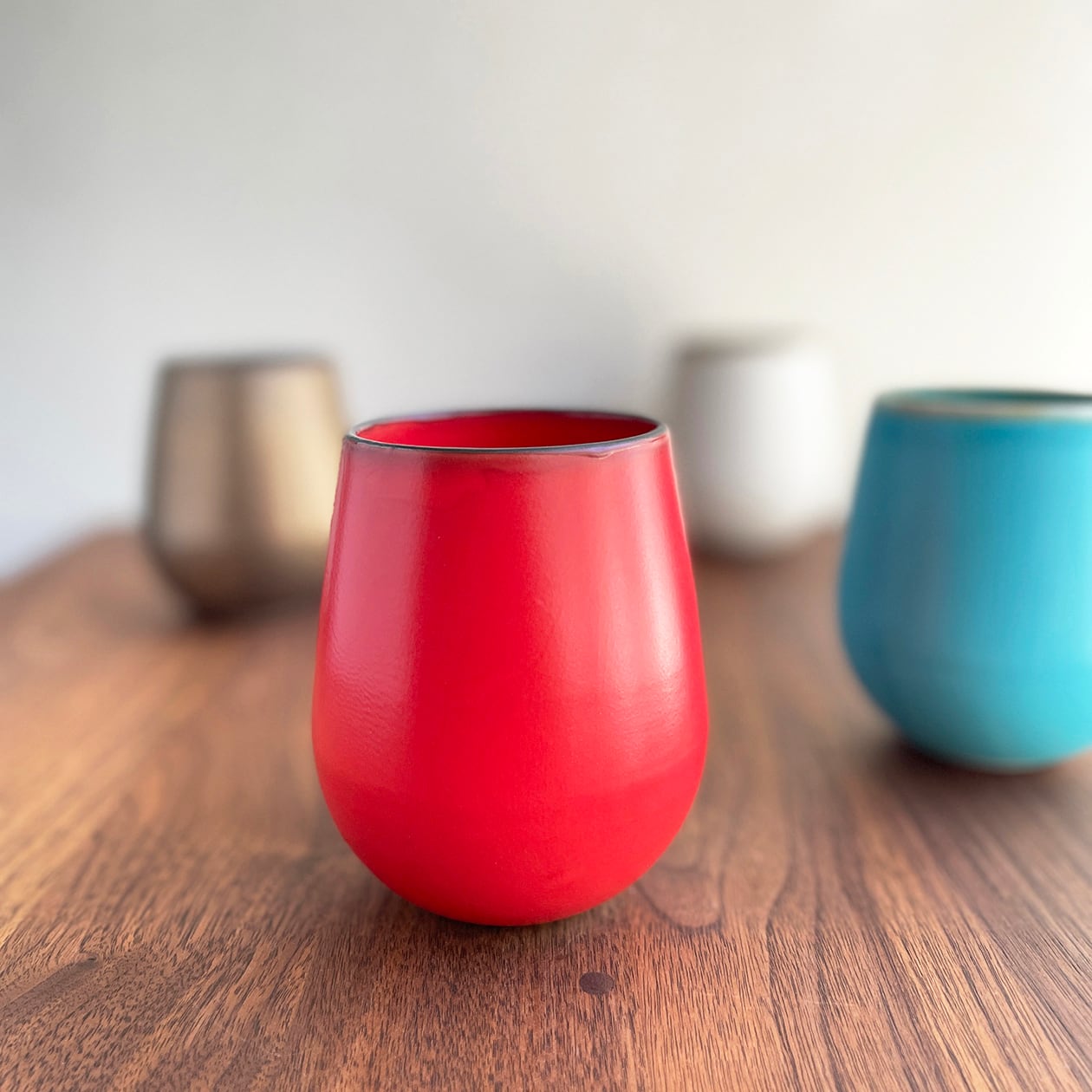 波佐見焼【ラウンドカップ】容量：290cc（8分目）入る大きい