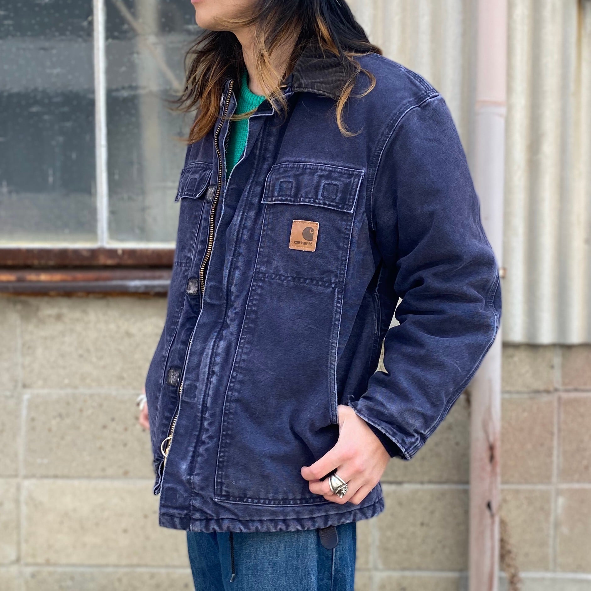 Carhartt カーハート トラディショナルコート メンズS 古着 ダック地 ...