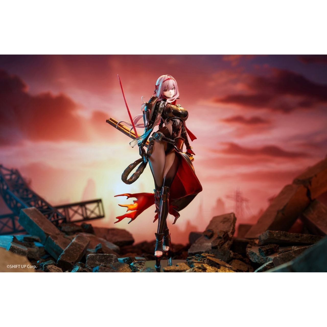勝利の女神：NIKKE 紅蓮：ブラックシャドウ 1/10 完成品フィギュア