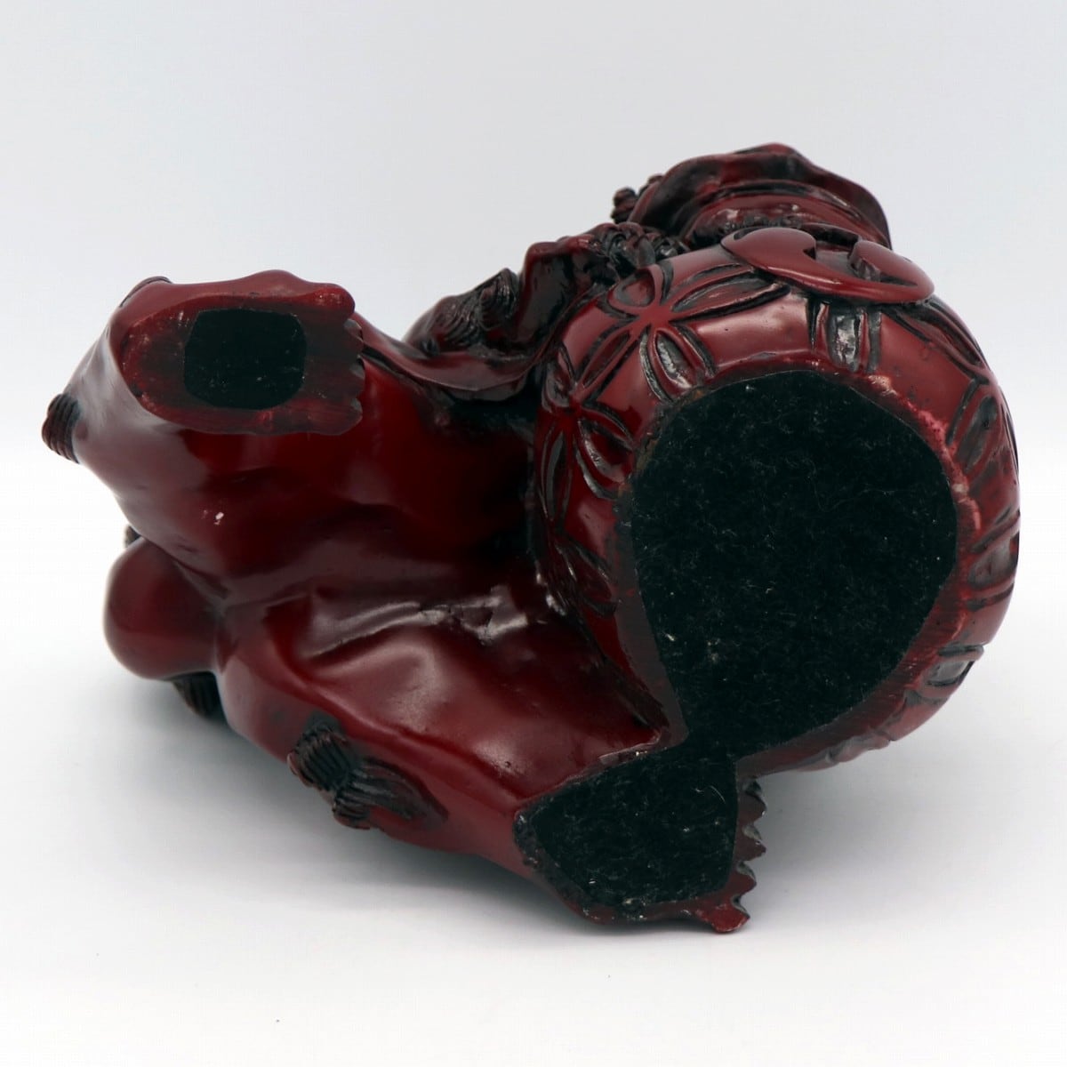 E-4 玉乗り 獅子 置物 銅製 鉄製 狛犬 シーサー 香炉 玉 透かし彫り