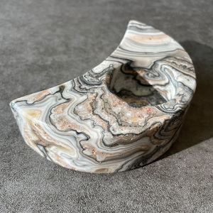 Onyx オニキス|ムーンキャンドルホルダー|天然石 パワーストーン 鉱物 gem stone