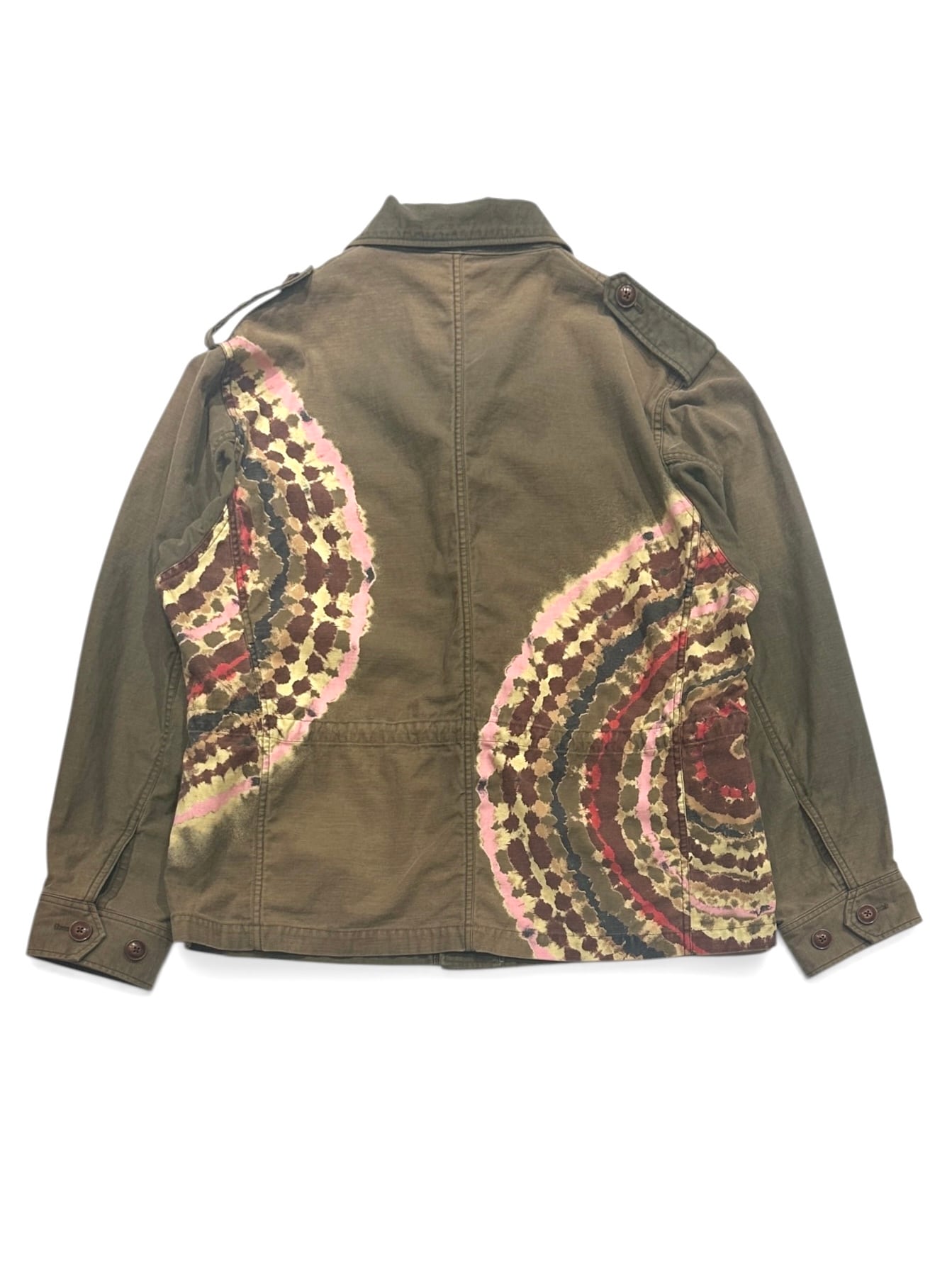 KHOKI  [TIE-DYE MILITARY JACKET]