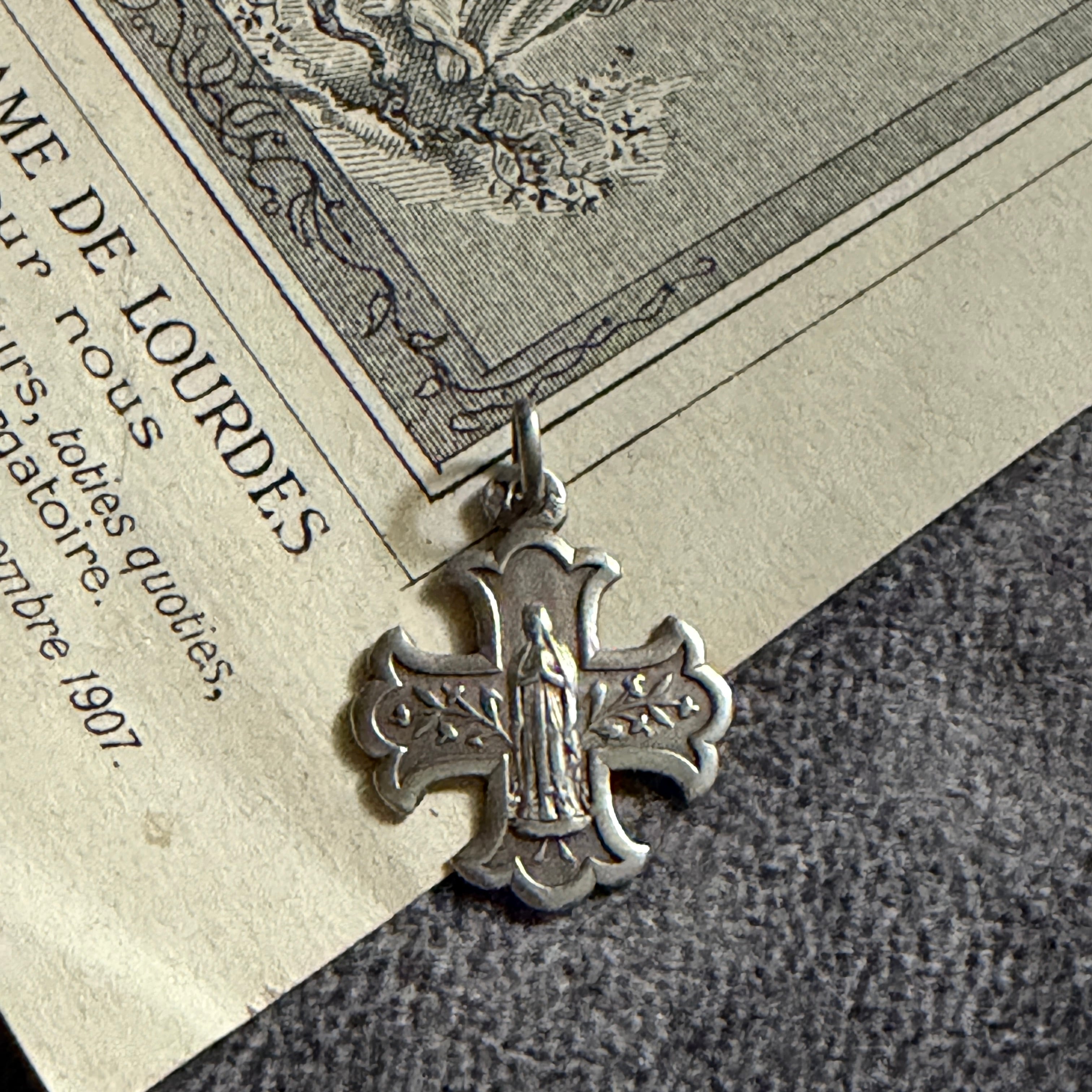 ルルドのマリア | Antique medaille Mary