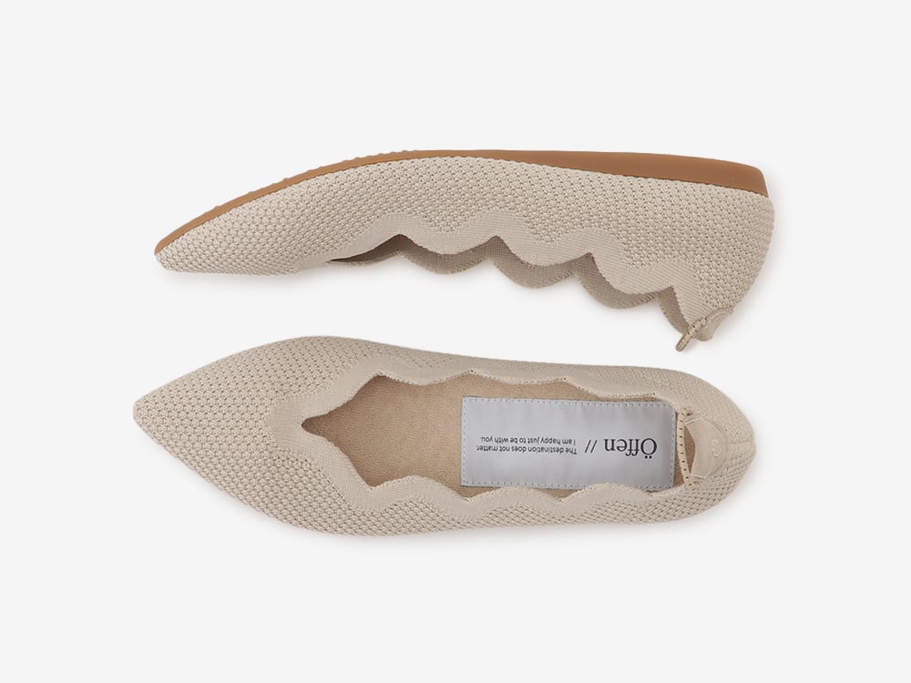 scallop pattern / BEIGE | Offen