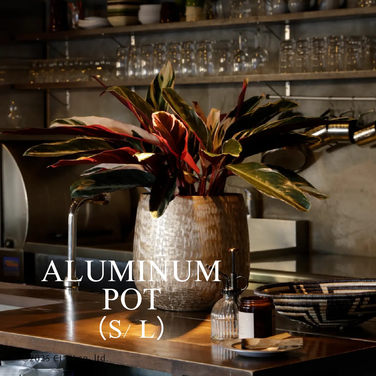 CLAY | Aluminium pot 【S / L】