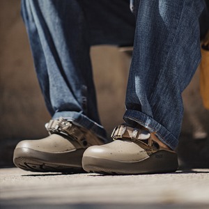 Brown Back Strap Clog Sandal Shoes/ ブラウン バックストラップ クロッグ サンダル シューズ