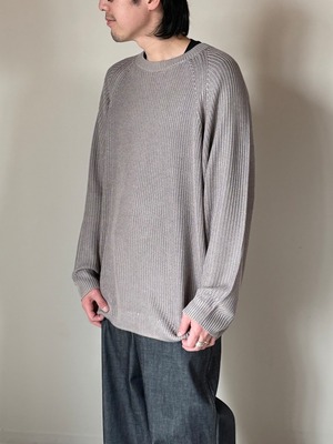 RYU リュウ【raglan sleeve bamboo knit ラグランスリーブバンブーニット】