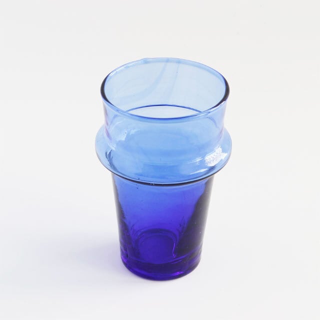 幸せの石　モロッコガラス　アトラスブルー 10％OFF】モロッコチャイグラス ガラス | うつわと暮らし｜M's