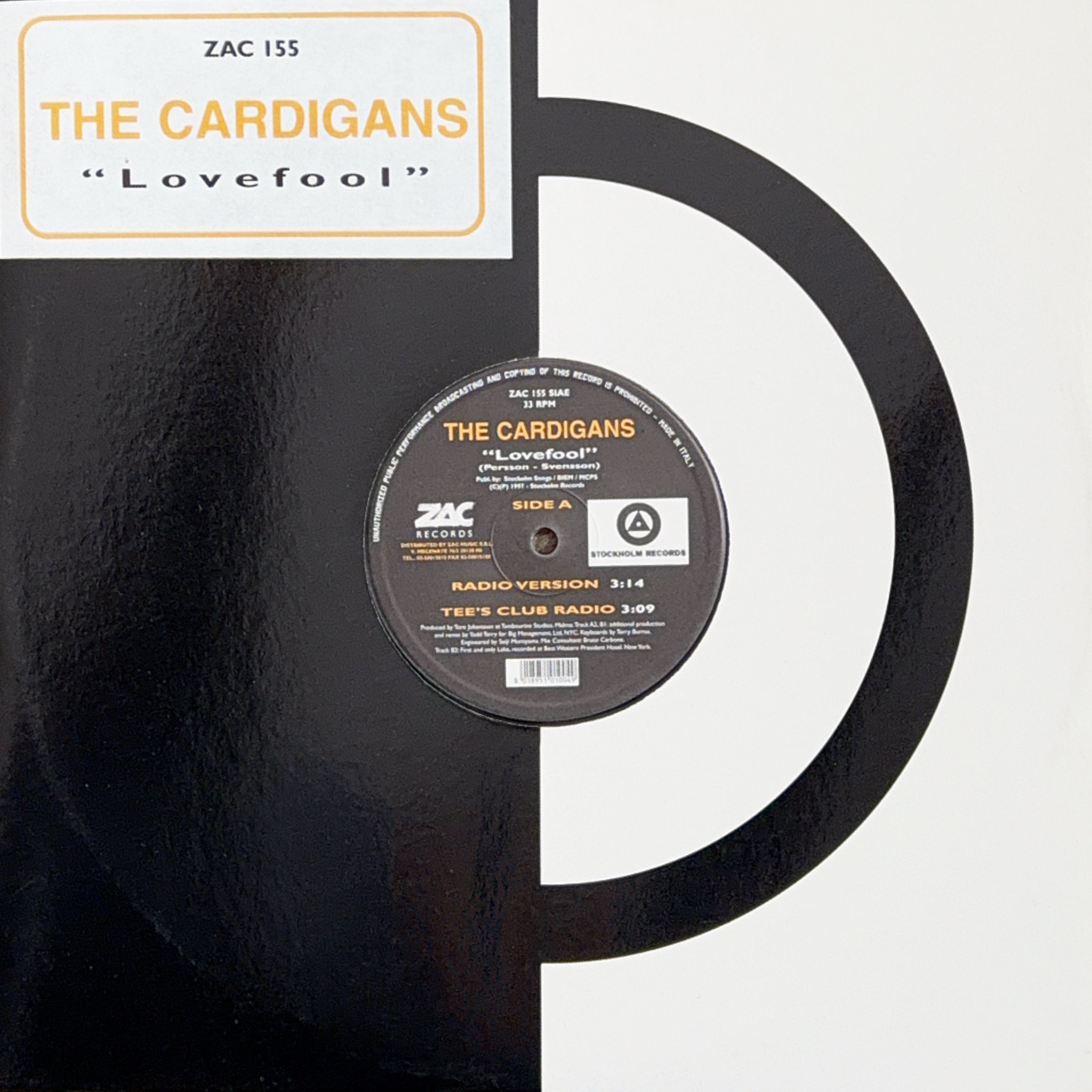1997] The Cardigans – Lovefool [ZAC Records] | ビークルレコード