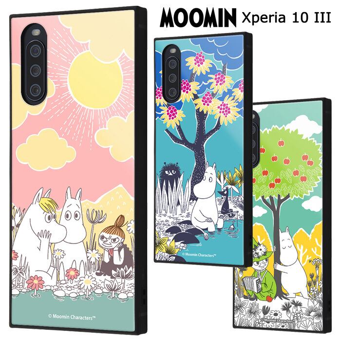 Xperia 10 Iii ムーミン スクエア ケース カバー ハイブリッド ソフト ソフトケース ハード ハードケース キャラクター グッズ リトルミイ スナフキン スティンキー Moomin Xperia10iii 3 So 52b Sog04 エクスペリア テン マークスリー スマホケース スマホカバー S In