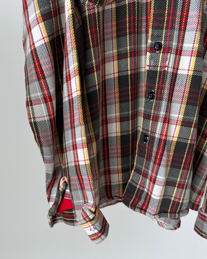 -Sears- Vintage 80-90s XL Flannel Check Shirt