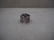Karen silver , medium braid ring 2