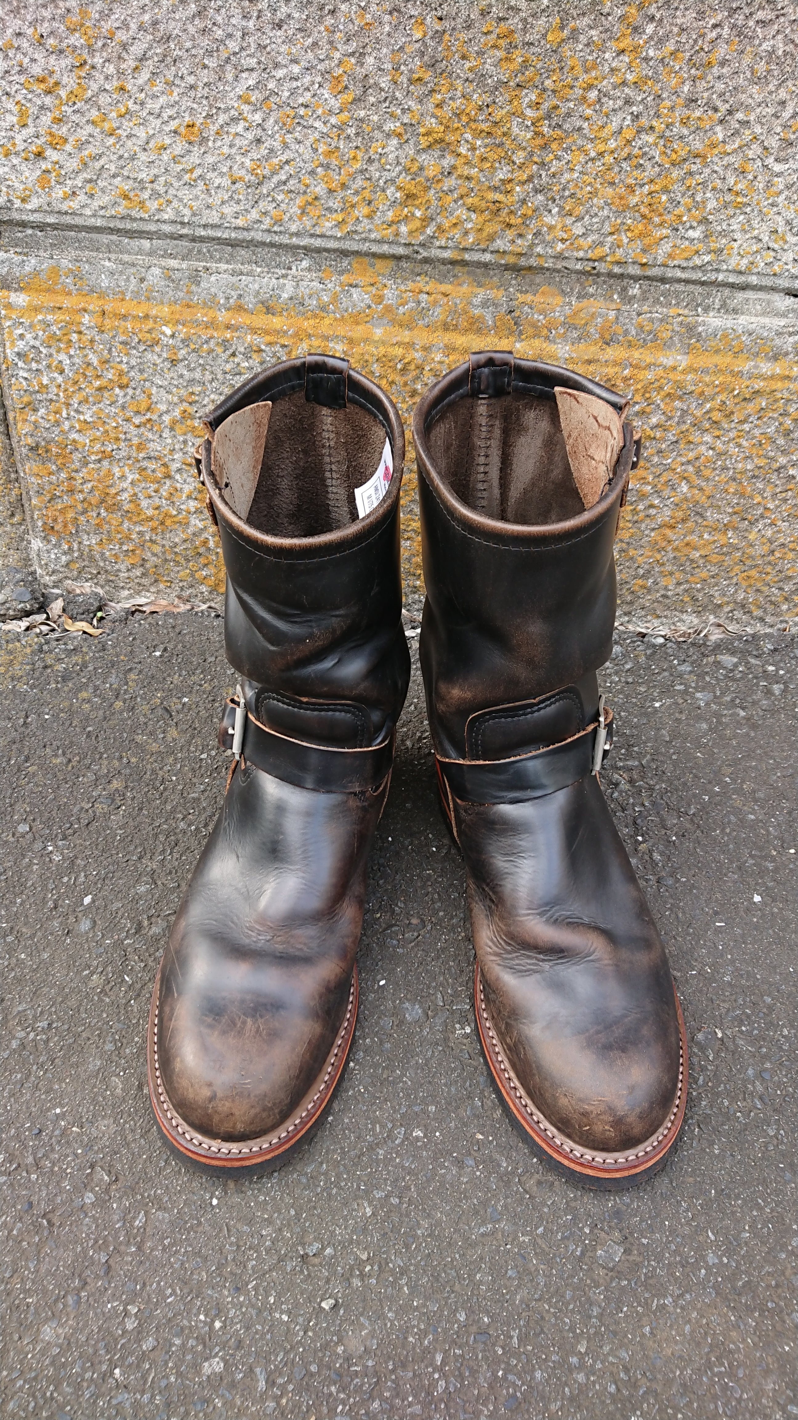 Redwing 2268 エンジニアブーツ PT91 カスタム コードソール 茶 Redwing 2268 エンジニアブーツ PT91 カスタム コードソール 茶