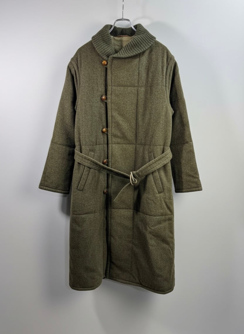 80's-90's SCHNEIDERS LODEN CLOTH BELTED COAT (Made In Austria